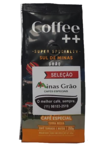Café especial em grãos Coffee++ 250g - 84 pontos