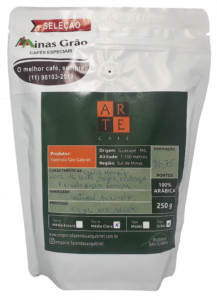 Café especial em graos Gold Honey microlote Arte Cafe