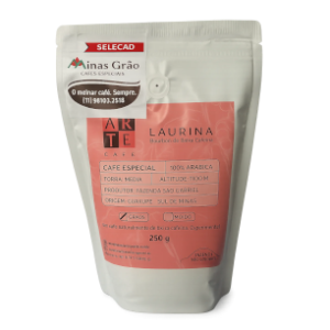 Café especial Laurina baixa cafeína em grãos 250g