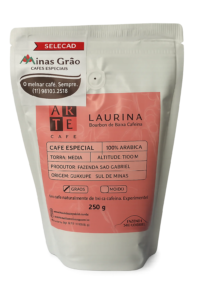 Café especial em grãos Laurina baixa cafeína 250g